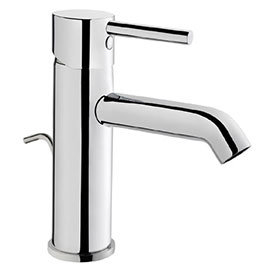 Vitra - Minimax S Monobloc Basin Mixer with Pop-up Waste - Chrome - 41986 Medium Image