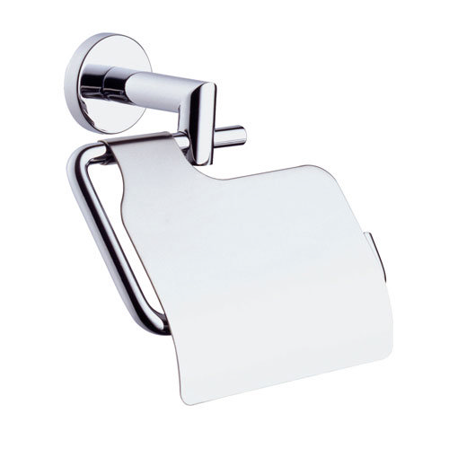 Vitra - Minimax Toilet Roll Holder with Cover - Chrome - 44788 Large Image