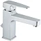 Vitra - Q-Line Monobloc Basin Mixer with Pop-up Waste - Chrome - 40776 Large Image