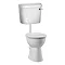 Vitra - S-Line Low Level Toilet with Chrome Lever Flush Large Image