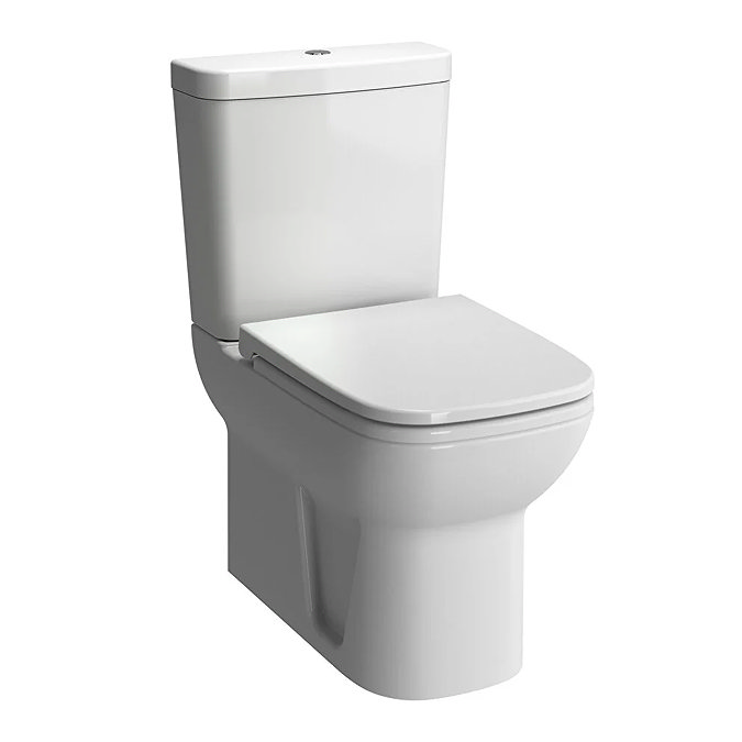 VitrA S20 4-Piece Bathroom Suite (BTW Close Coupled Toilet + 450mm Semi Pedestal Basin)