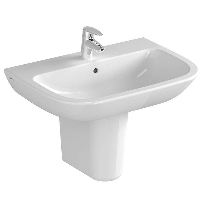 VitrA S20 4-Piece Bathroom Suite (BTW Close Coupled Toilet + 500mm Semi ...