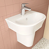 VitrA S20 4-Piece Bathroom Suite (Close Coupled Toilet + 450mm Semi Pedestal Basin)