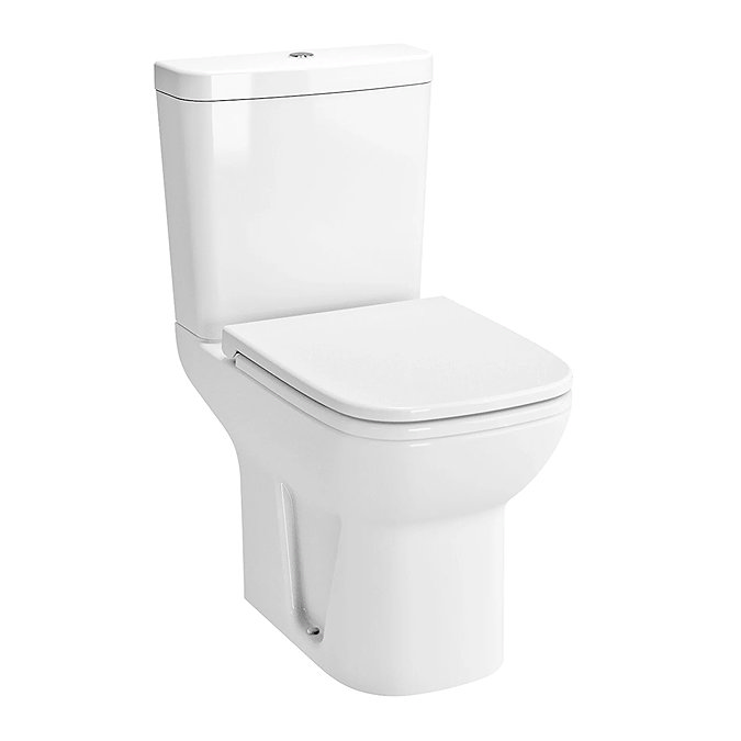 VitrA S20 4-Piece Bathroom Suite (Close Coupled Toilet + 450mm Semi Pedestal Basin)
