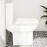 VitrA S20 4-Piece Bathroom Suite (Close Coupled Toilet + 450mm Semi Pedestal Basin)