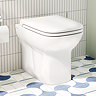 VitrA S20 Bathroom Suite (BTW Toilet + 550mm Full Pedestal Basin)