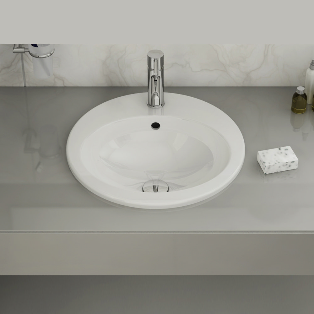 VitrA - S20 Countertop Round Basin - 1 Tap Hole - 3 Size Options At ...