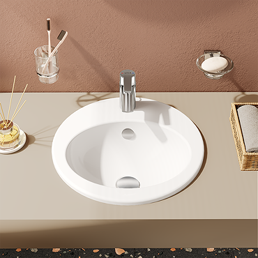 VitrA S20 Countertop Round Basin - 1 Tap Hole