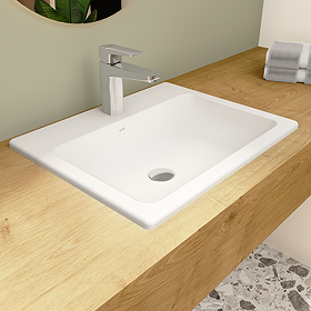 VitrA S20 Inset Square Basin - 1 Tap Hole