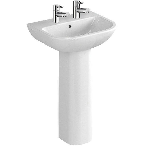 Vitra - S20 Model 4 Piece Suite - Closed Back CC Toilet & 60cm Basin - 1 or 2 Tap Holes  In Bathroom