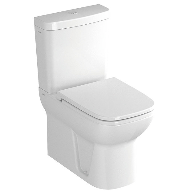 Vitra - S20 Model 4 Piece Suite - Closed Back CC Toilet & 60cm Basin - 1 or 2 Tap Holes  Profile Lar