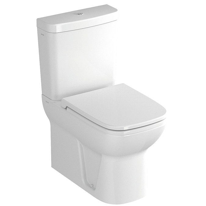 Vitra - S20 Model 4 Piece Suite - Closed Back CC Toilet & 60cm Basin - 1 or 2 Tap Holes  Profile Lar