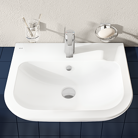 VitrA S20 Model 55cm Semi-Recessed Wash Basin