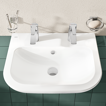 VitrA - S20 Model 55cm Semi-Recessed Wash Basins