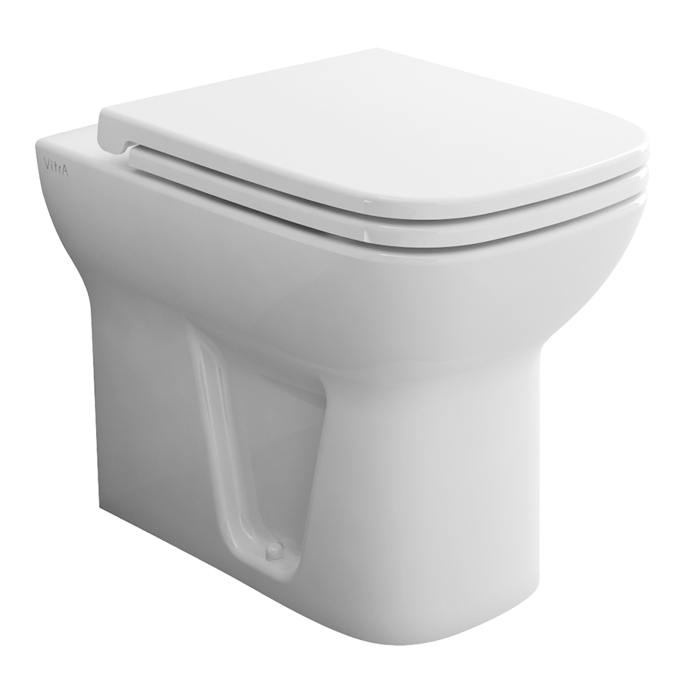 VitrA S20 Model Back to Wall Toilet Pan with 2 x Seat Options at Victorian Plumbing UK
