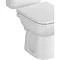 Vitra - S20 Model Close Coupled Toilet - Open Backed - 2 x Seat Options Profile Large Image