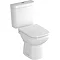 Vitra - S20 Model Close Coupled Toilet - Open Backed - 2 x Seat Options Large Image