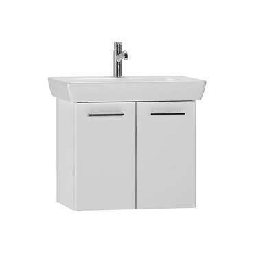 Vitra - S20 Model Vanity Unit & 1TH Basin - 65cm - High Gloss White Profile Large Image