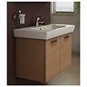 Vitra - S20 Model Vanity Unit & 1TH Basin - 85cm - Dark Cherry Profile Large Image