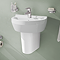 VitrA S50 4-Piece Bathroom Suite (BTW Toilet + 450mm Semi Pedestal Basin)