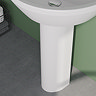 VitrA S50 4-Piece Bathroom Suite (Close Coupled Toilet + 550mm Full Pedestal Basin)