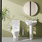 VitrA S50 4-Piece Bathroom Suite (Close Coupled Toilet + 550mm Full Pedestal Basin)