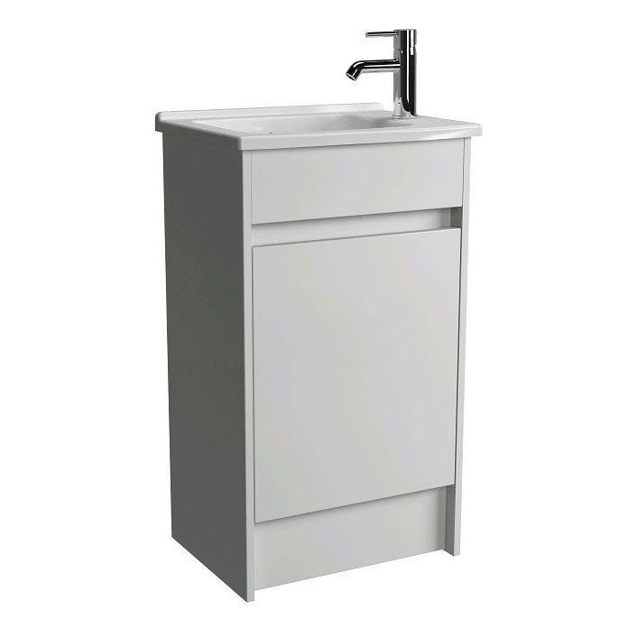 Vitra - S50 50cm Floor Standing Vanity Unit and Basin - 2 Colour Options Large Image