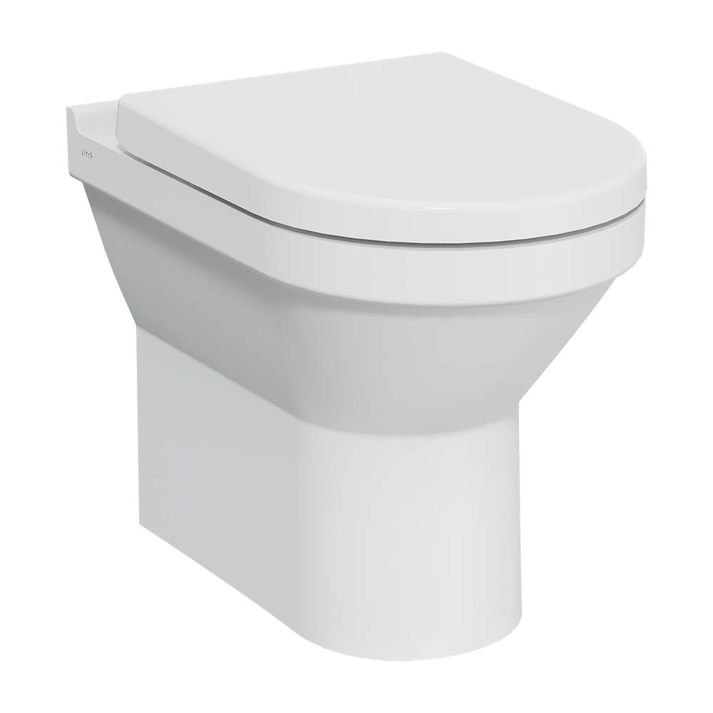 VitrA S50 Back to Wall Toilet Pan + Soft Close Seat at Victorian