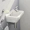 Vitra - S50 Compact Cloakroom Basin 40cm - 1 Tap Hole Profile Large Image