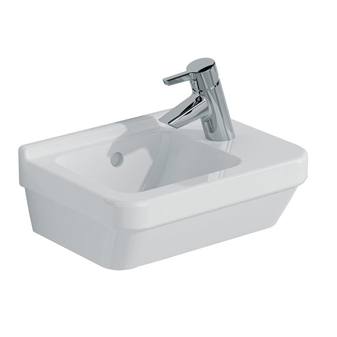 Vitra - S50 Compact Cloakroom Basin 40cm - 1 Tap Hole Large Image