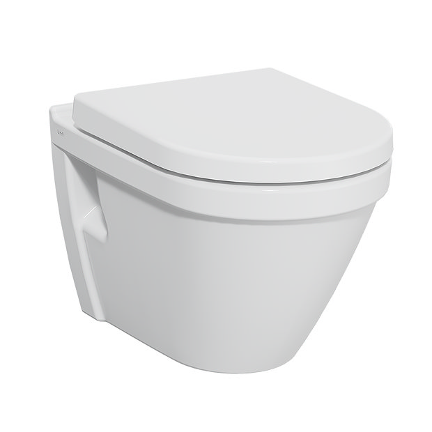 VitrA S50 Compact Wall Hung Toilet + Soft Close Seat