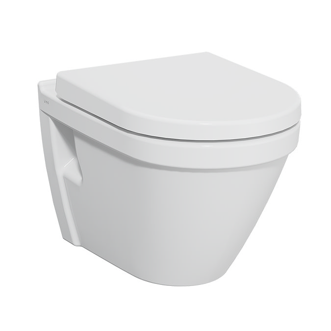 VitrA S50 Compact Rimless Wall Hung Toilet + Soft Close Seat