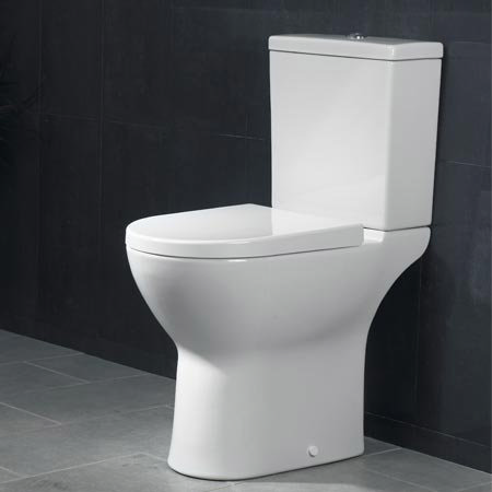 Vitra - S50 Model Comfort Height Close Coupled Toilet (open back) Profile Large Image