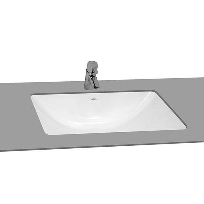 Vitra - S50 Projects 53cm Rectangular Undercounter Basin - 0 Tap Hole Large Image