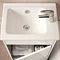 VitrA - S50 Square Compact Semi-Recessed Basin - 1 Tap Hole  Profile Large Image