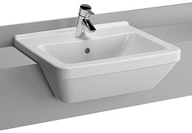 Vitra - S50 Square Semi-Recessed Basin - 1 Tap Hole Large Image