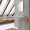 VitrA - S50 Square Washbasin & Pedestal - 1 Tap Hole - Various Size Options  Feature Large Image