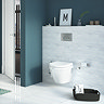 VitrA S50 Rimless Wall Hung Toilet + Soft Close Seat