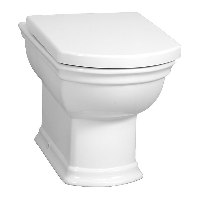 Vitra - Serenada Back to Wall Toilet Pan with Seat Large Image