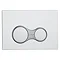 Vitra Sirius Mechanical Flush Plate - Chrome - 7400480 Large Image