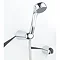 Vitra - Slope Bath Shower Mixer with Kit - Chrome - 40470 Profile Large Image