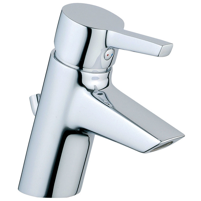 Vitra - Slope Monobloc Basin Mixer with Pop-up Waste - Chrome - 40460 Large Image