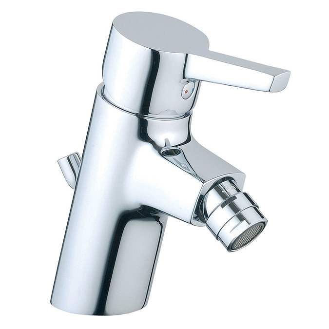 Vitra - Slope Monobloc Bidet Mixer with Pop-up Waste - Chrome - 40462 Large Image