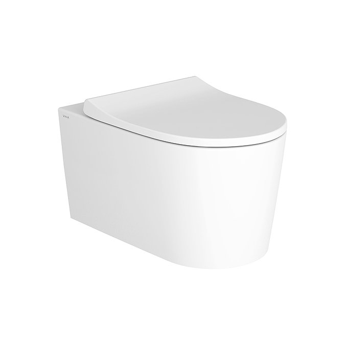 VitrA QuantumFlush Rimless Wall Hung Toilet + Soft Close Seat
