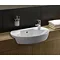 Vitra - Sunrise Short Projection Semi-Recessed Basin - Left or Right Hand Tap Hole Option Profile La