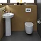 Vitra - Sunrise Wall Hung Wall Toilet Pan - 2 Seat Options Standard Large Image
