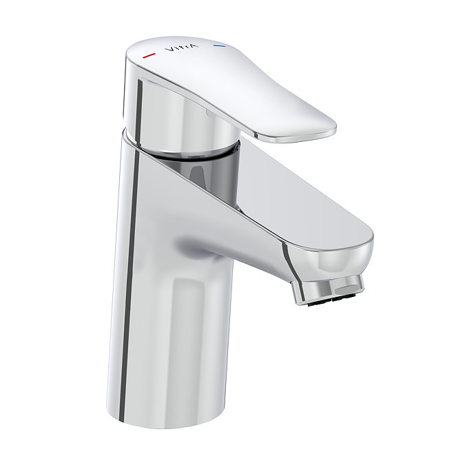 VitrA Tyde Modern Mono Basin Mixer - Chrome