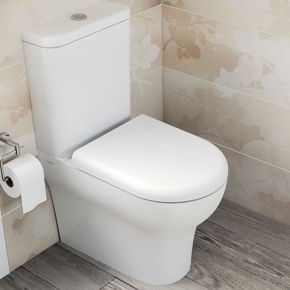 VitrA Zentrum Close Coupled Toilet Closed Back 2 x Seat Options