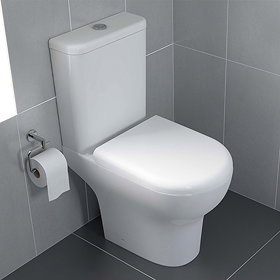 VitrA - Zentrum Close Coupled Toilet - Open Back - 2 x Seat Options Large Image