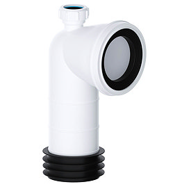 Viva 90° Bend Easi-Fit WC Pan Connector with 32mm Adapter Large Image